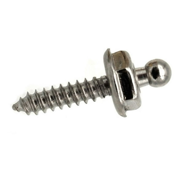 LOXX® Screw with Ball End for LOXX® Snap Fastener 16mm (5/8") - Nickel