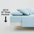 thumbnail image 4 of Neutral Solid Color Brushed Microfiber Deep Pocket Sheet Set, 4 of 9