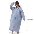thumbnail image 2 of Inteprter Chubasquero para adultos de 150-185cm, impermeable, para exteriores, portátil, de manga larga, para lluvia, para senderismo, escalada, tamaño Paraguas de lluvia Inteprter HA063809-00, 2 of 6