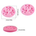 thumbnail image 3 of melotizhi Christmas Cake Molds Christmas Molds Silicone Non Stick Christmas Baking Molds For Candy, Pink, 3 of 4