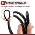 thumbnail image 6 of 1pc for Air and Water Silicone Vacuum Tubing Hose High Temperature Automotive Vacuum Line 4FT 3/16" 5mm ID 3mm Thickness Black Silicone, 6 of 6