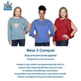 thumbnail image 4 of Long Sleeve Dialysis Shirts for Women, Medium, 4 of 8