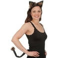 thumbnail image 3 of Vinyl Black Cat Animal Ears Headband Tail Bowtie Adult Kit Set Costume Accessory, 3 of 4