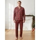 thumbnail image 2 of Pijamas navideños familiares a juego, camisetas a cuadros y pantalones con cintura elástica, pelele para bebé., 2 of 10