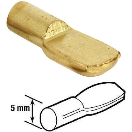 

2Pc Prime-Line 5Mm Brass Metal Shelf Support Peg (8-Count)