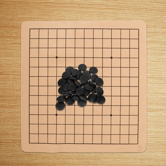 HINTRMENT 1 Set of Go Game Board Set with Melamine Material for Kids and Indoor Learning