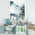 thumbnail image 3 of Designart 'Minimalistic Snowy Fir Trees With Winter Forest' Modern Framed Art Print, 3 of 4