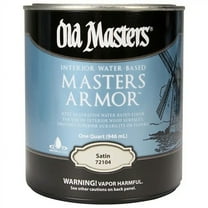 qt Old Masters 72104 Clear Masters Armor Interior Water-Based Finish, Satin