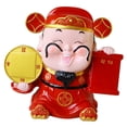 thumbnail image 4 of Esculturas de adorno mayimx Estatuilla de riqueza decoración Feng Shui resina, 4 of 9