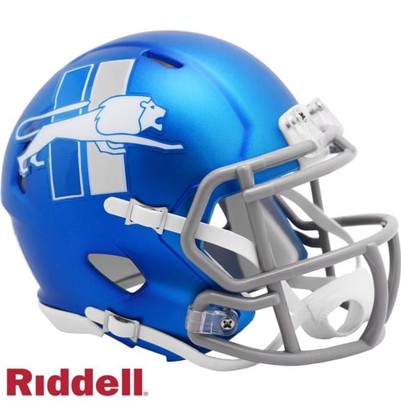 Lions Mini Helmet Speed On-Field Alternate 2023 Blue