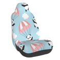 thumbnail image 1 of Balery Cute Panda Flying in the Sky Funda de Asiento para Auto con Diseño - Cubierta Frontal Suave y Transpirable con Protector Antideslizante- 1 Unidad, 1 of 5
