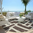 thumbnail image 6 of Addison Rugs Chantille Indoor/Outdoor Transitional Lines Fudge Washable Round Rug, 8' x 8', 6 of 6