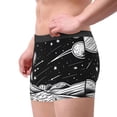 thumbnail image 2 of Pofeuu Cosmic Landscape Celestial Art Print Men’s Boxer Briefs, Moisture-Wicking Underwear, Regular,Trunk-X-Large, 2 of 5