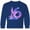 Royal Blue, variant on Inktastic 6th Birthday Mermaid Tail Long Sleeve Youth T-Shirt