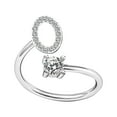 thumbnail image 1 of TIMIFIS Rings Knuckle Stacking Rings Women's Fashion Opening Ring Couple Ring Opening Letter Ring Jewelry Rings for Women;Teen Girls;Man - Summer, 1 of 1