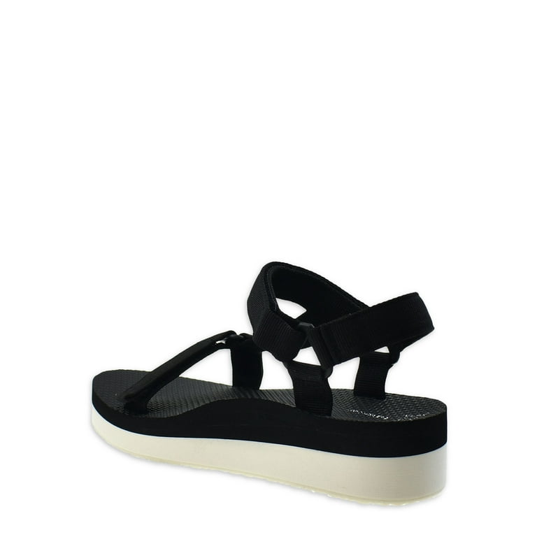 Walmart womens hotsell black sandals