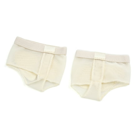 1 Pair Skin Color Women Belly Dance Toe Support Pads Forefoot Cushion Size L