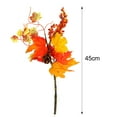 thumbnail image 6 of LShunze Fall Flowers Floral Stems, Artificial Maple Leaves Fall Bouquet, 17.72 inches Faux Fall Stems for Vases Centerpieces Arrangements Thanksgiving Decoration, 6 of 8