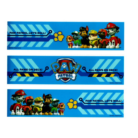 Whimsical Practicality's Paw Patrol Edible Icing Image Cake Border Strips-3-2.5"x10.5" Strips