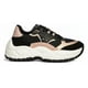 thumbnail image 3 of TENIS ARMANI EXCHANGE PARA MUJER NEGRO/DORADO, 3 of 5
