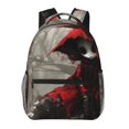 thumbnail image 1 of Balery Dark Red Hooded Girl Mochila Escolar Impresa, Mochila Ligera para Viajes Casual, Mochila Duradera y Cómoda Multifuncional, Mochila para Laptop-One Size, 1 of 5