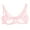 Pink, variant on XMMSWDLA Women's Sheer Mesh Balconette Bra Non Padded Lace Unlined Underwire Bralettes Underwire Bras for Women Bras for Women No Underwire