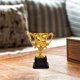 thumbnail image 1 of OHOIOLLA Trofeo Decorativo Dorado Para Competencia Y Ceremonias Con Creativa De Plástico, 1 of 7