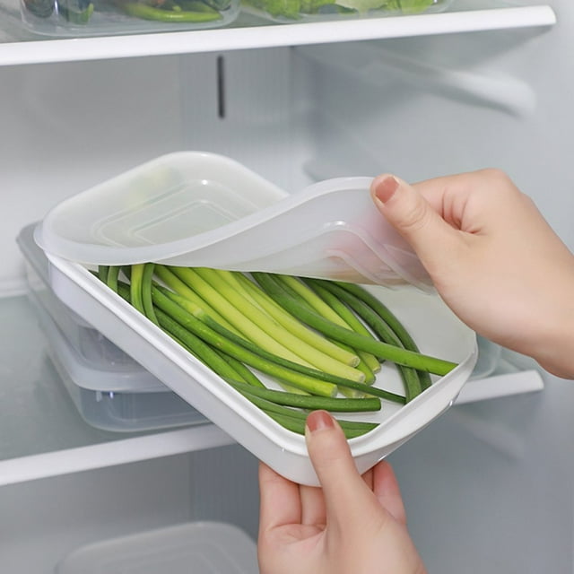 CNKOO 350/700/800ml Food Container with Lid BPA Free Food Grade Fresh-Keeping Refrigerator Food Storage Bento Box Daily Life