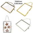 thumbnail image 4 of Yingyy Brass Glass Decoration Frame With Golden Chain Photo Frame: – Holiday Gift Commemorative Item To Complete, 4 of 6