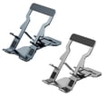 thumbnail image 4 of Phone Holder Folding Metal Desktop Tablet Stand Portable Non-slip Mobile Phone Bracket, Gray, 4 of 9