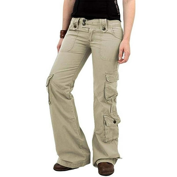 JBEELATE Women's Cargo Pants Casual Outdoor Military Combat Work Hiking