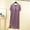 Purple, variant on Naittoop Women Short Sleeve Nightgowns Comfy Sleepwear Built in Bra Sleepshirts V Neck Cotton Sleep Shirts Pajama Dress