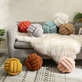 thumbnail image 3 of Limei Soft Knot Ball Pillows, Round Throw Pillow Cushion Home Decoration Plush Pillow, Throw Knotted Pillow Handmade Round Plush Pillow, 3 of 7
