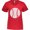 Red, variant on Inktastic Distressed Baseball in White Women's Plus Size T-Shirt