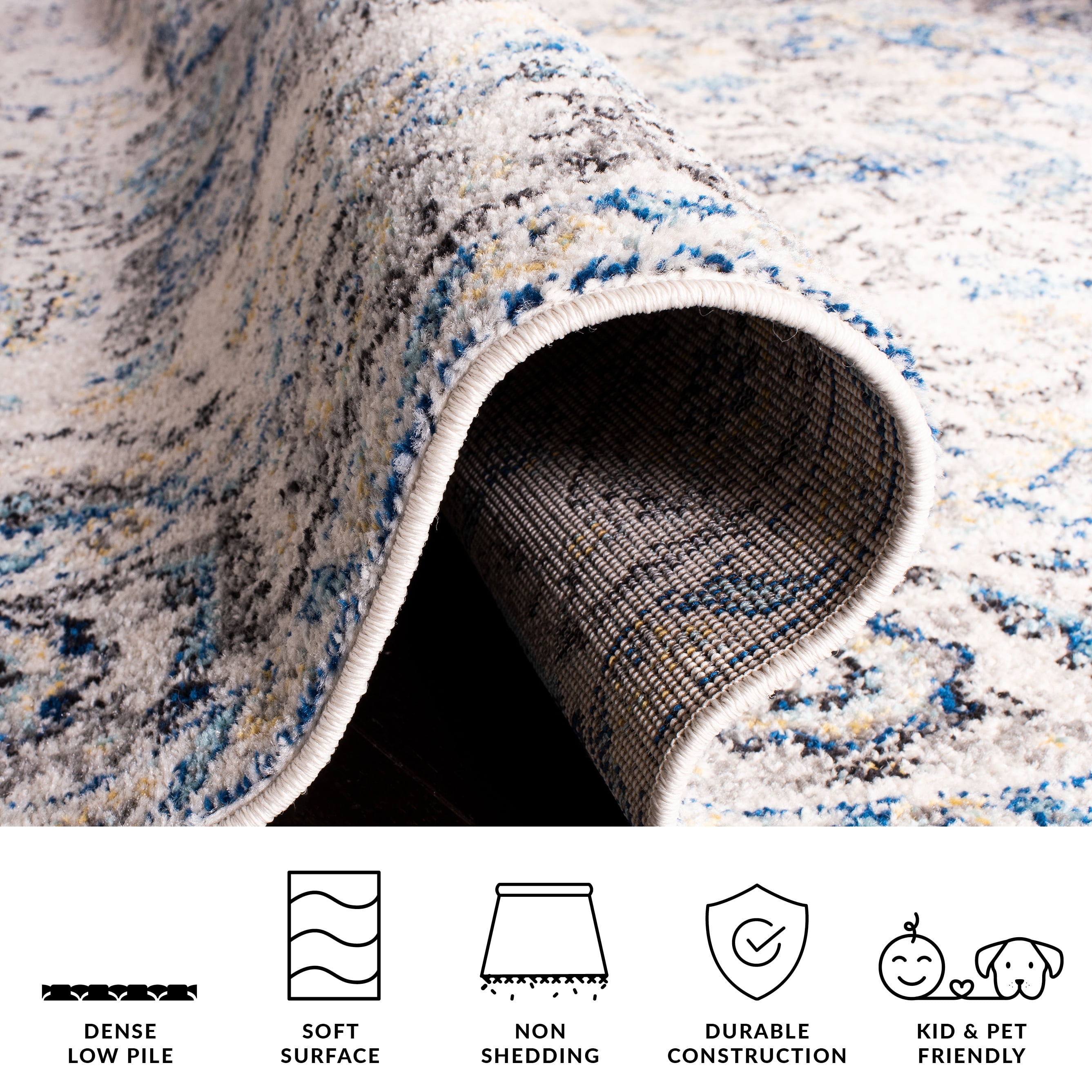 Safavieh Madison Katina Traditional Oriental Area Rug, Gray/Ivory, 12' x 12' Square