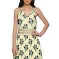 thumbnail image 2 of Moomaya WoMen's Sleeveless Maxi Dress With Trim Lace Spaghetti Strap Summer Wear, 2 of 6