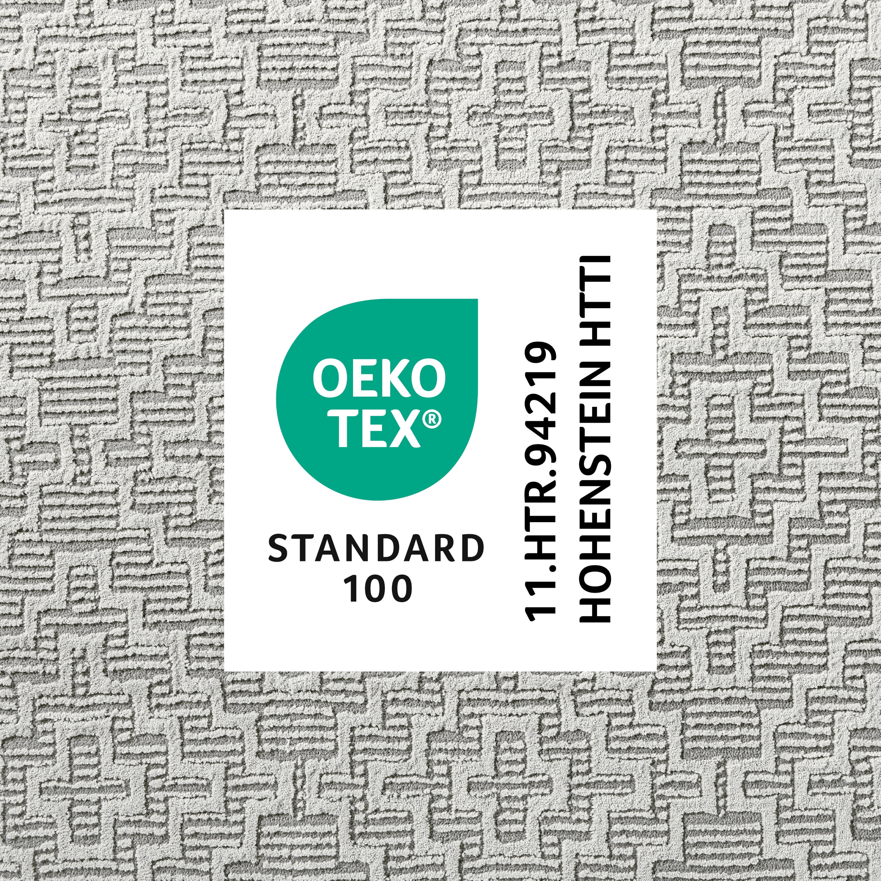 TOWN & COUNTRY LUXE Tretta Modern Geo Area Rug with Plush High-Low Texture, Grey, 5'2"x7'2"