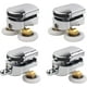 thumbnail image 1 of Shower Door Double Roller Pulley 4pcs/set 23mm Wheel Diameter Plated Alloy Fixed Pulley Bathroom Spare Parts, 1 of 5