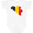 thumbnail image 3 of Inktastic Belgian Map Flag Boys or Girls Baby Bodysuit, 3 of 5