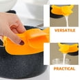 thumbnail image 2 of Colador especial para olla de cocina, deflector de borde antiderrames con clip y boquilla para verter sopa., 2 of 7