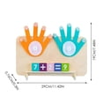 thumbnail image 3 of Hearth & Gear Kids Finger Math Learning Tool Educational Addition And Subtraction Toy For Kindergarten Development And Counting Skills Inclusive Early Childhood Education 6th Edition Toddler Education, 3 of 7