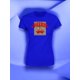 thumbnail image 1 of Playera Blusa De Cerezas Cherries Con Fondo Animal Print Vintage Color Azul Talla Grande Marca Emil SaEs, 1 of 4