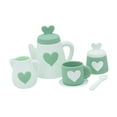 thumbnail image 3 of Siruishop Kids Tea Party Set Developmental Toy Early Educational for Kids Kindergarten Light Green, 3 of 8