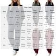 thumbnail image 4 of Atkumj Knit Sets Two Piece Women Stylish Ribbed Mock Neck Long Sleeve and Wide Leg Pants Suits 2 Piece Set Casual Loose Solid Color Two Piece Sets for Women Fall S, 4 of 8