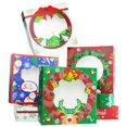 thumbnail image 1 of Cajas para tartas navideñas Qiqee, 25 x 25 x 6 cm, 12 unidades, con ventana, 1 of 7