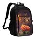 thumbnail image 1 of Balery Butterfly Sitting on a Flower Mochila con carga USB para hombre y mujer - Mochila impermeable y antirrobo para laptop con puerto USB para viajes, trabajo, 1 of 7