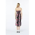 thumbnail image 3 of Robe Hawaïenne Luau à Imprimé Floral pour Femmes TG Rose Noir Hibiscus, 3 of 5