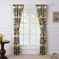 Greenland Home Barefoot Bungalow Sunflower Curtain Panel Set, 84 x 84