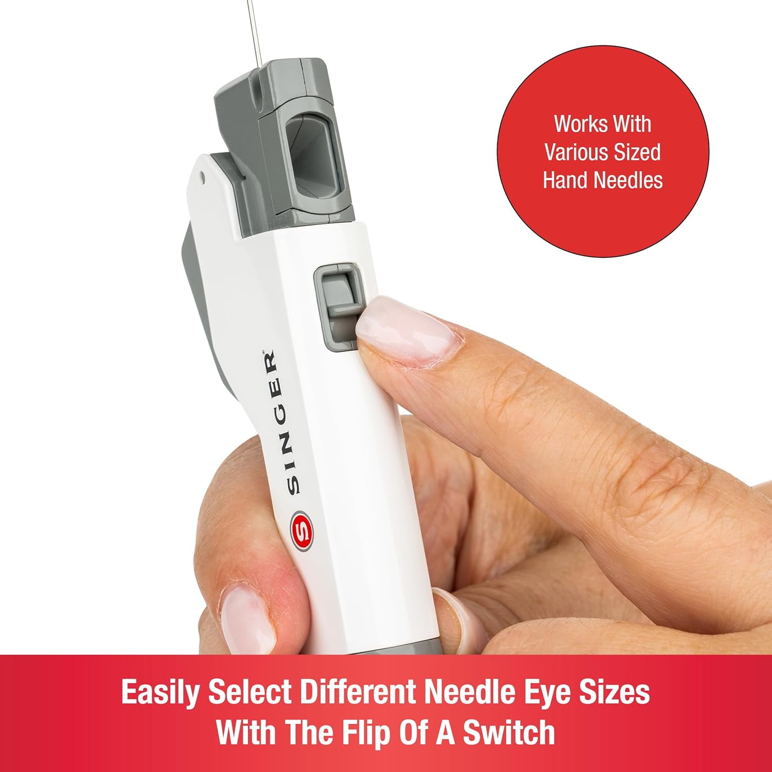 Needle Threader Assistant - Automatic Hand Sewing Needle Threader