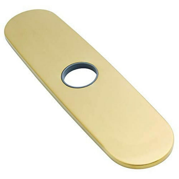 Speakman SB BRB Kitchen Deck Plate, Aged Brass